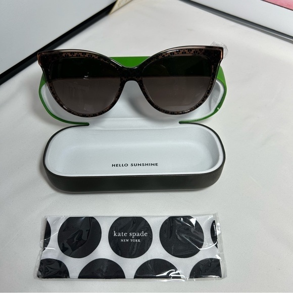 KATE SPADE DAESHA/S 305 BROWN PATTERN GRADIENT AUTHENTIC SUNGLASSES - Picture 5 of 12